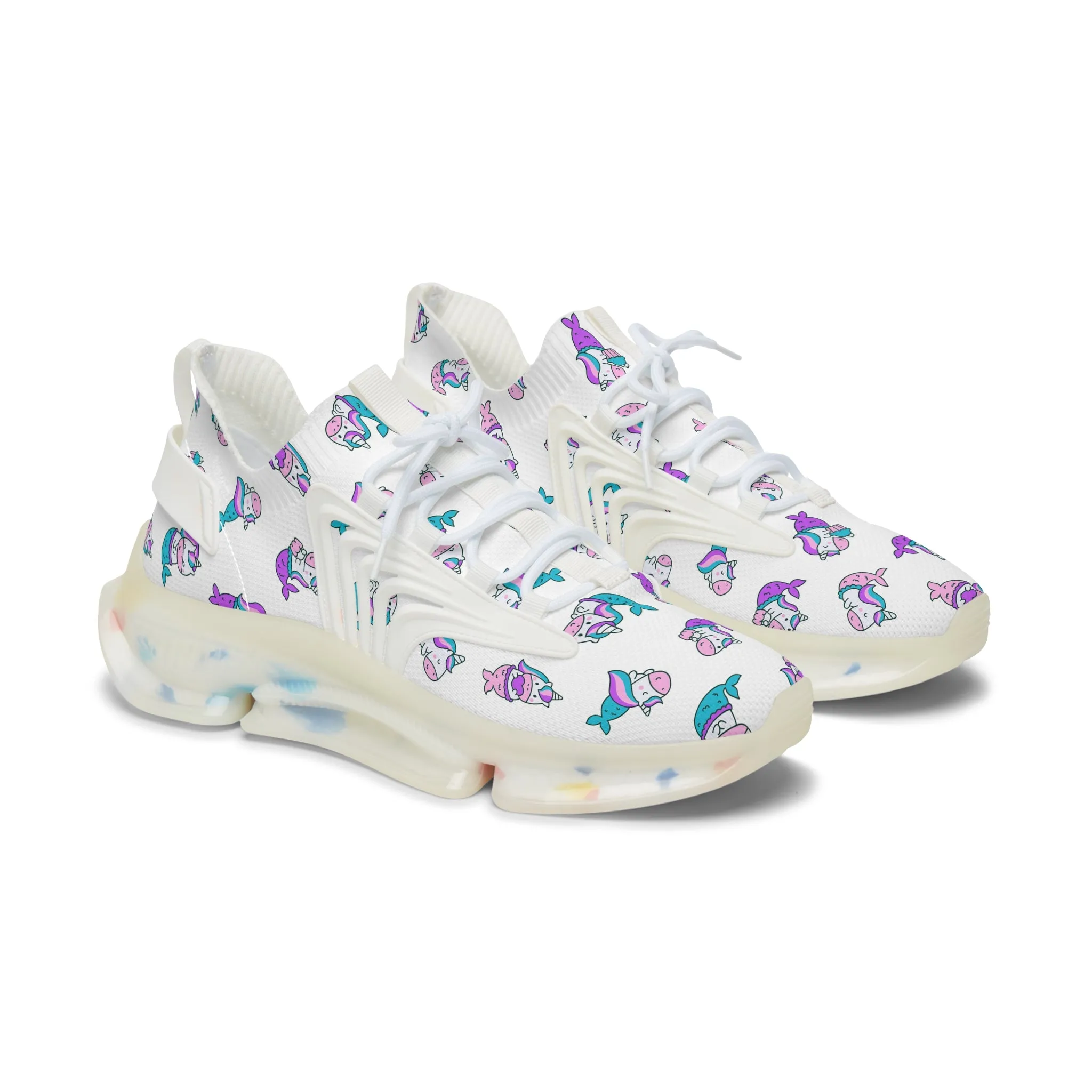 Cute Kawaii Unicorn Women's Mesh Sneakers