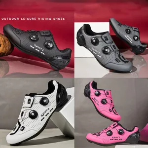 Cycling Shoes for Men and Women Road Bike Shoes Compatible with Peloton Bicycle Riding Footwear Shoes