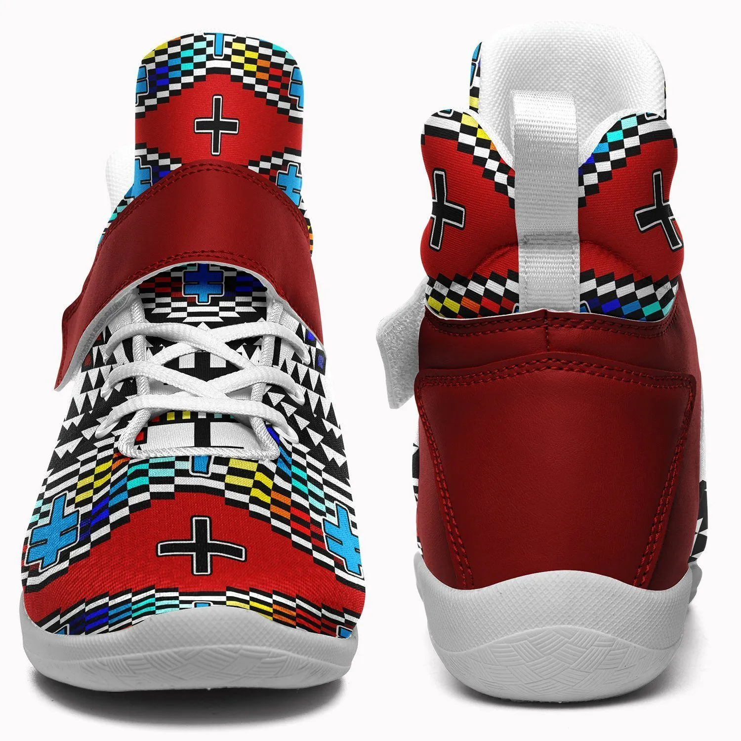 Dragonflies Ipottaa Basketball / Sport High Top Shoes - White Sole