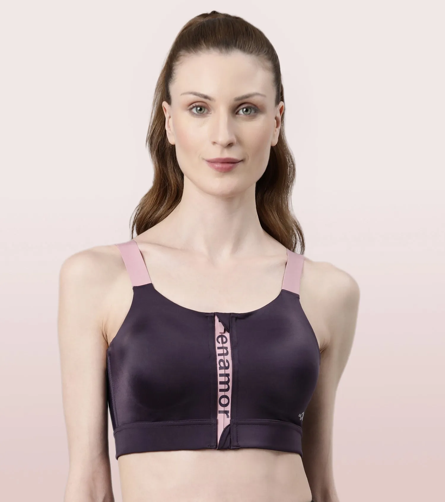 Enamor Front Open Bounce Control High Impact Sports Bra | SB29