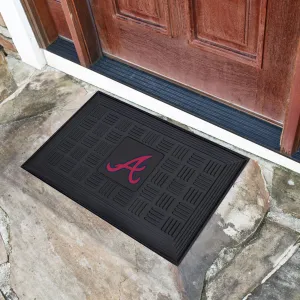 Fanmats Atlanta Braves Heavy Duty Vinyl Medallion Door Mat - 19.5" x 31"