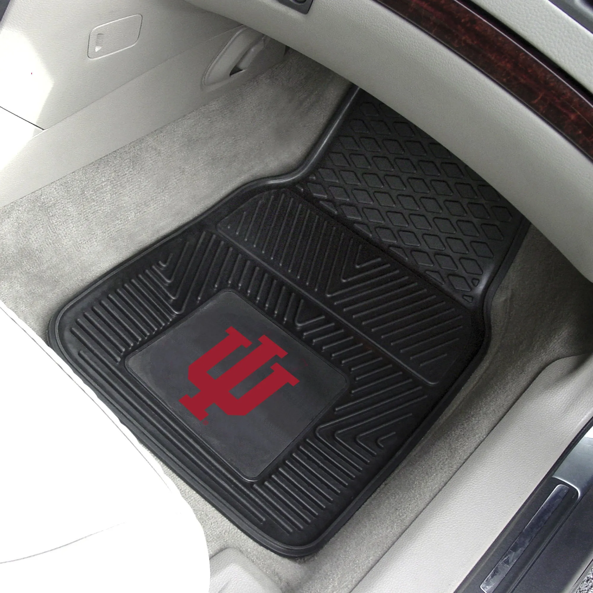 Fanmats Indiana Hooisers Heavy Duty Car Mat Set - 2 Pieces