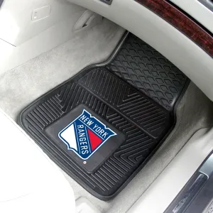 Fanmats New York Rangers Heavy Duty Car Mat Set - 2 Pieces