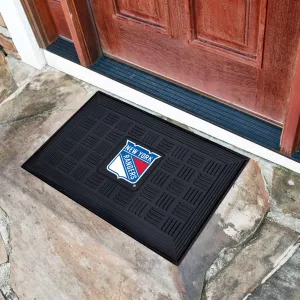 Fanmats New York Rangers Heavy Duty Vinyl Medallion Door Mat - 19.5" x 31"