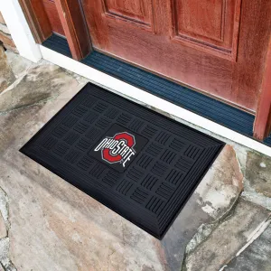 Fanmats Ohio State Buckeyes Heavy Duty Vinyl Medallion Door Mat - 19.5" x 31"