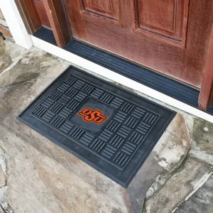 Fanmats Oklahoma State Cowboys Heavy Duty Vinyl Medallion Door Mat - 19.5" x 31"