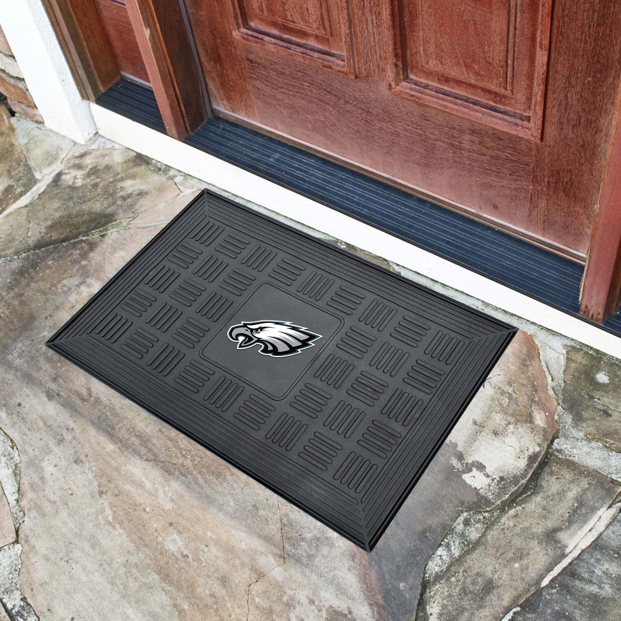 Fanmats Philadelphia Eagles Heavy Duty Vinyl Medallion Door Mat - 19.5" x 31"