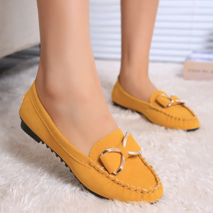 Fashion Bowknot Flats Shoes Casual Solid Loafers Cozy Shoes