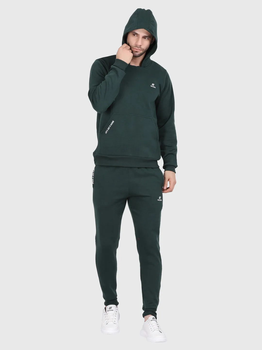 Fleece Tracksuits for Men - Hooded Sweat Suit