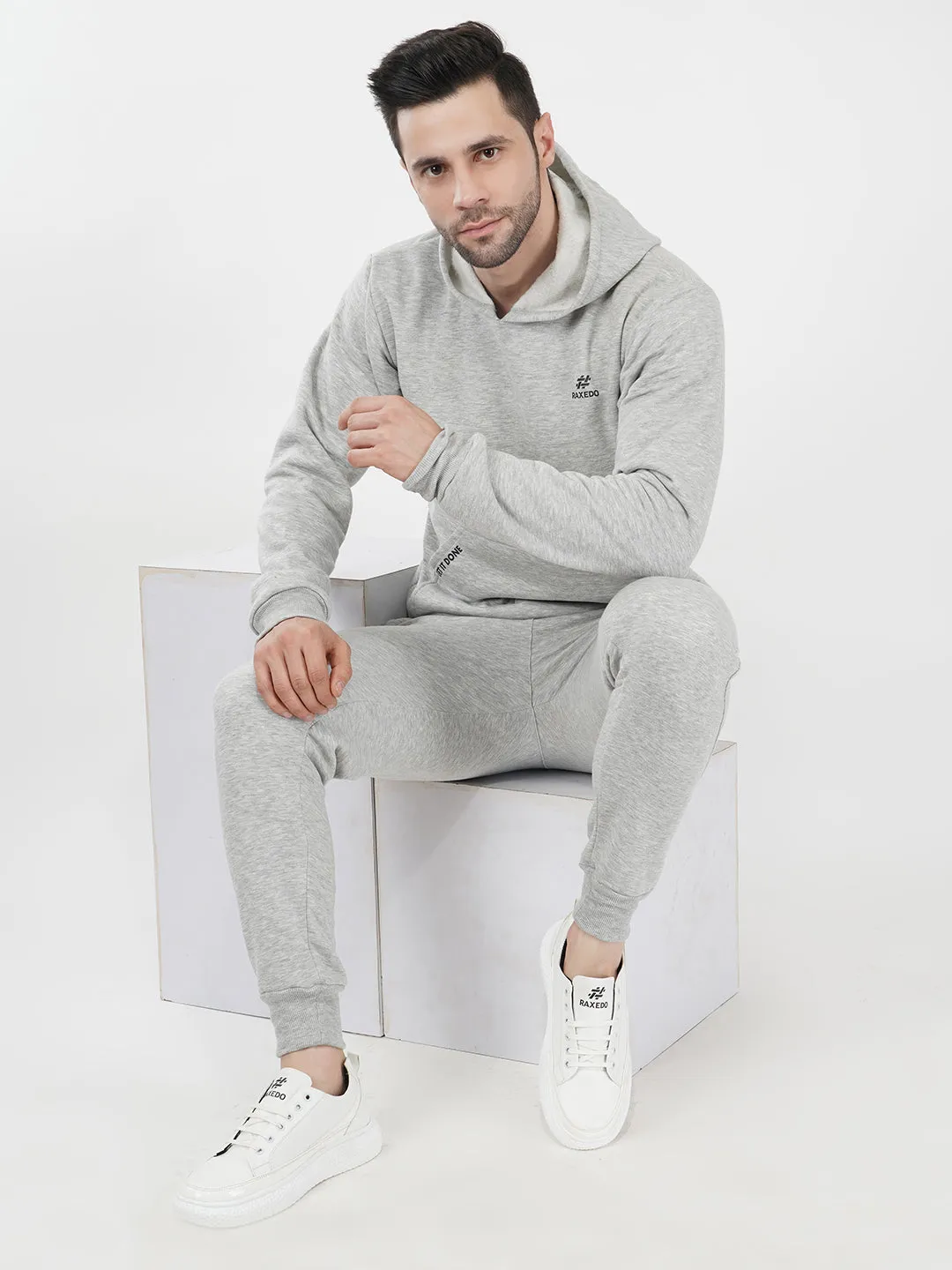 Fleece Tracksuits for Men - Hooded Sweat Suit