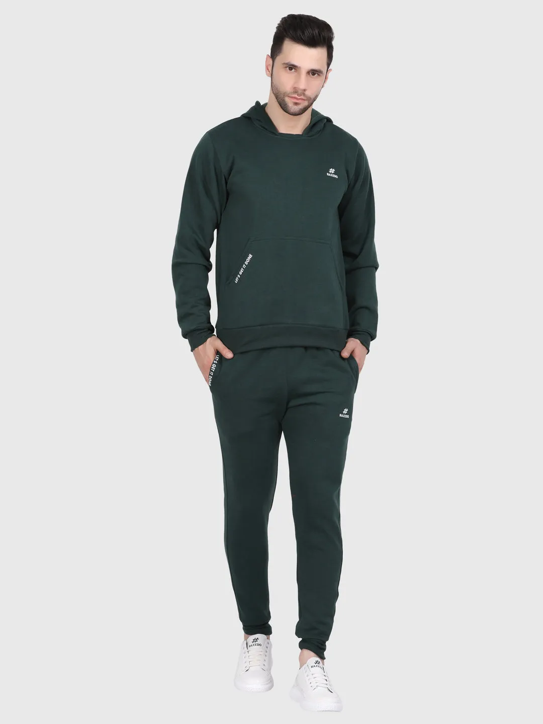 Fleece Tracksuits for Men - Hooded Sweat Suit