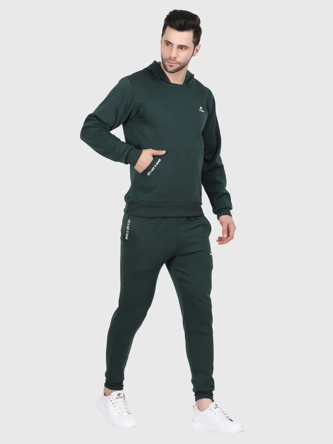 Fleece Tracksuits for Men - Hooded Sweat Suit