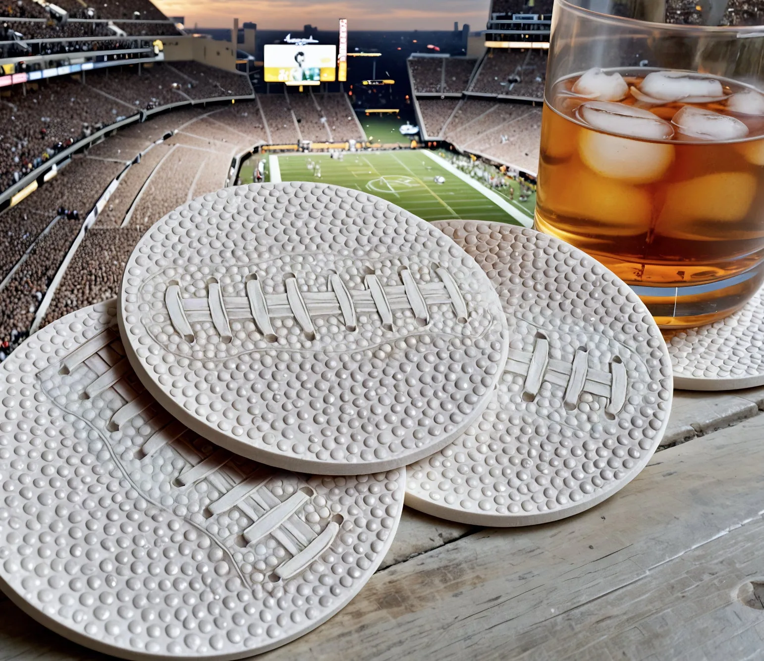 Football Drink Coasters