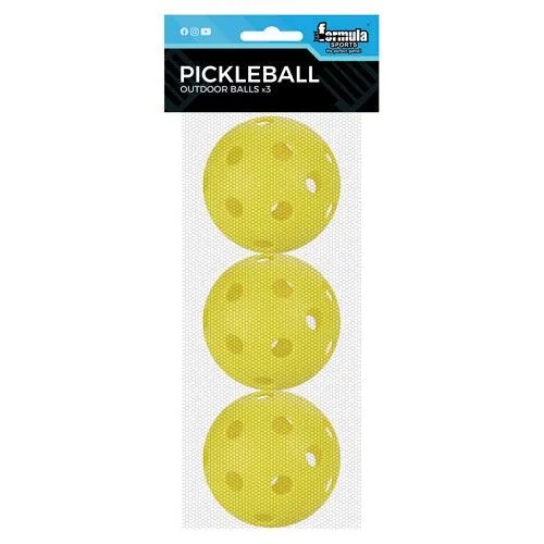 Formula Sports Pickelball Outdoor Balls (3 Pack)