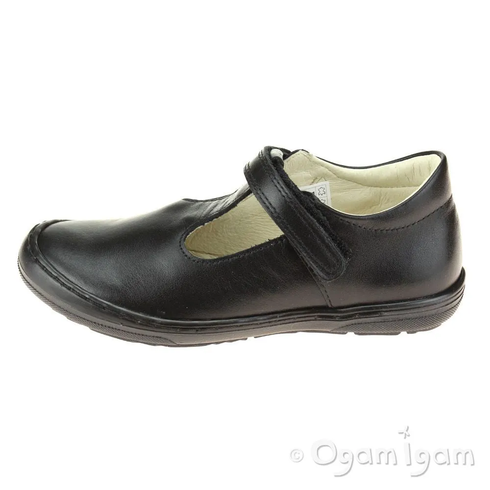 Froddo G3140110 Girls Black School Shoe