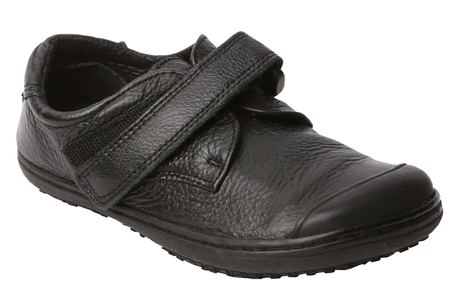 Froggies Velcro Boys School Shoes - Black