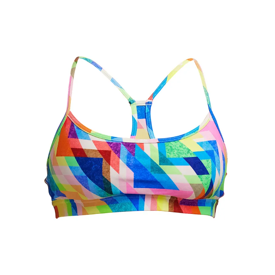 Funkita Womens Swim Crop Top FKS037L - Hazy Daze