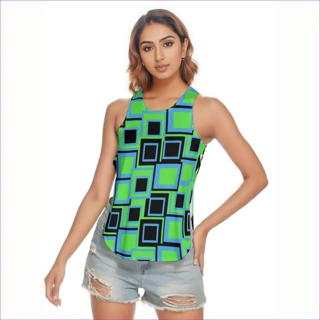 Funky² Womens Waist Hollow Yoga Vest