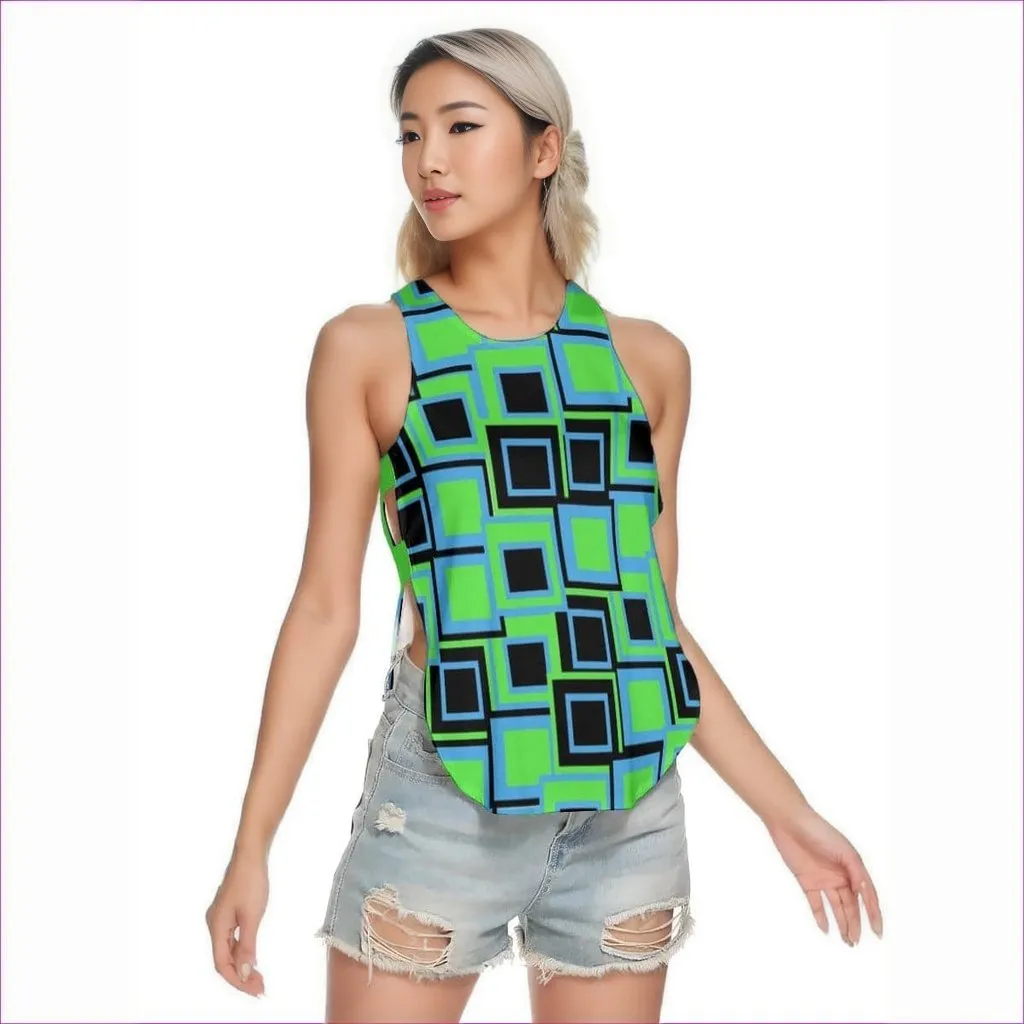 Funky² Womens Waist Hollow Yoga Vest