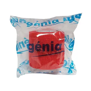 Genia Strap Band 7.5cm x 4.5m - Red 1 Unit