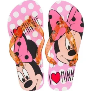 Girls Licenced Disney \'I Love Minnie\' Flip Flop