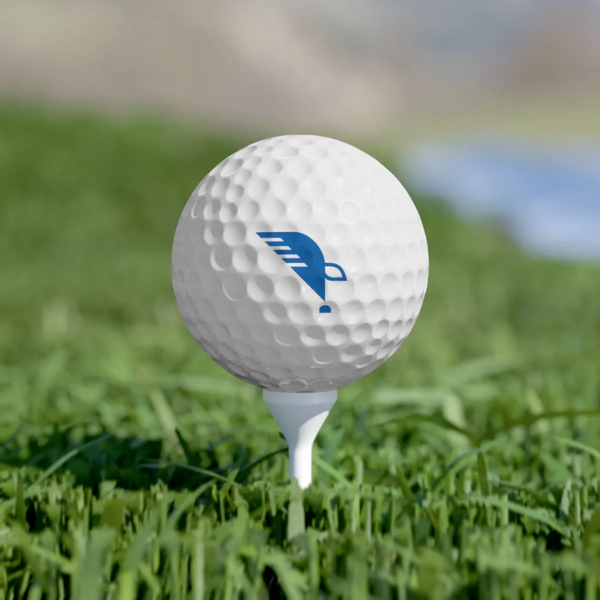 Golf Balls, 6pcs, with Eagle Quill Logo