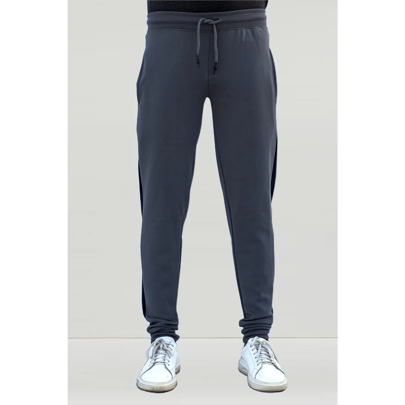 Grey Sports Side Stripe Joggers