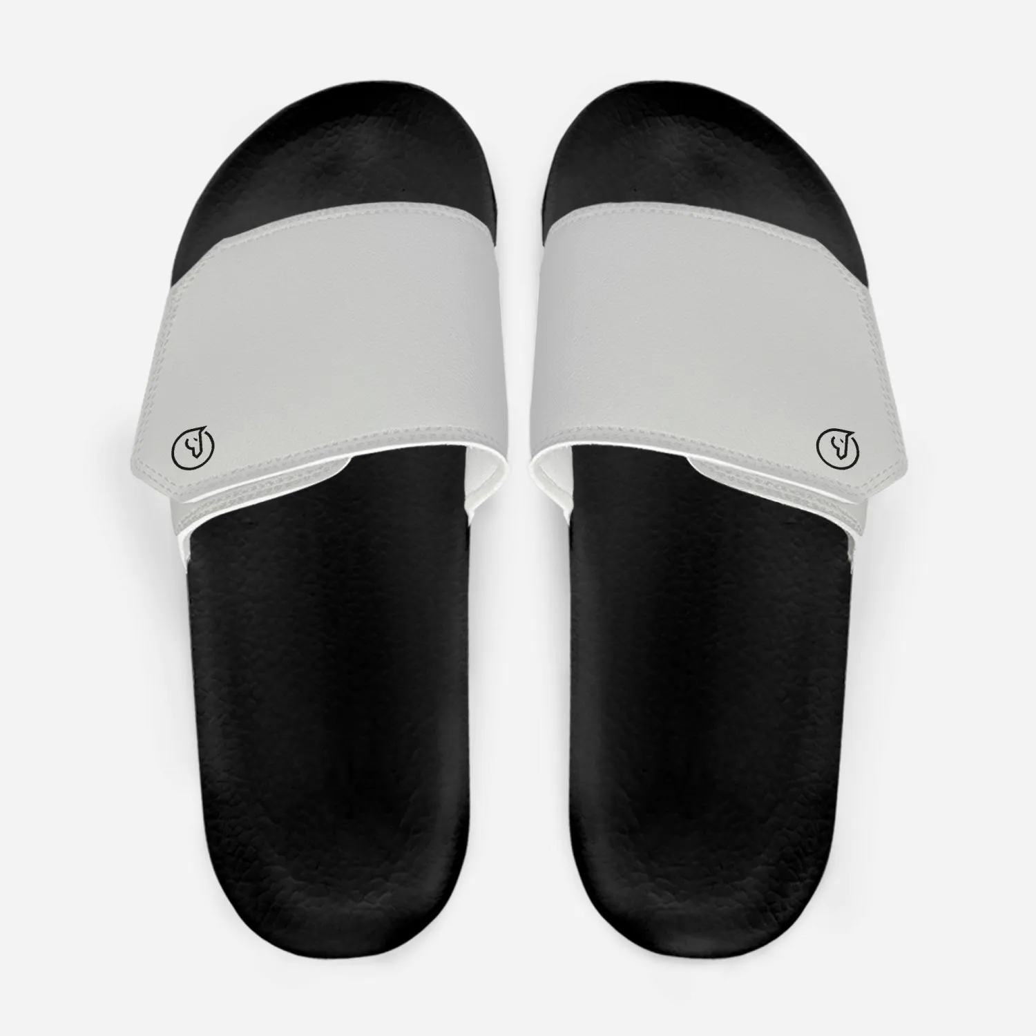 Humble Sportswear™ Men's Velcro Slides Silver