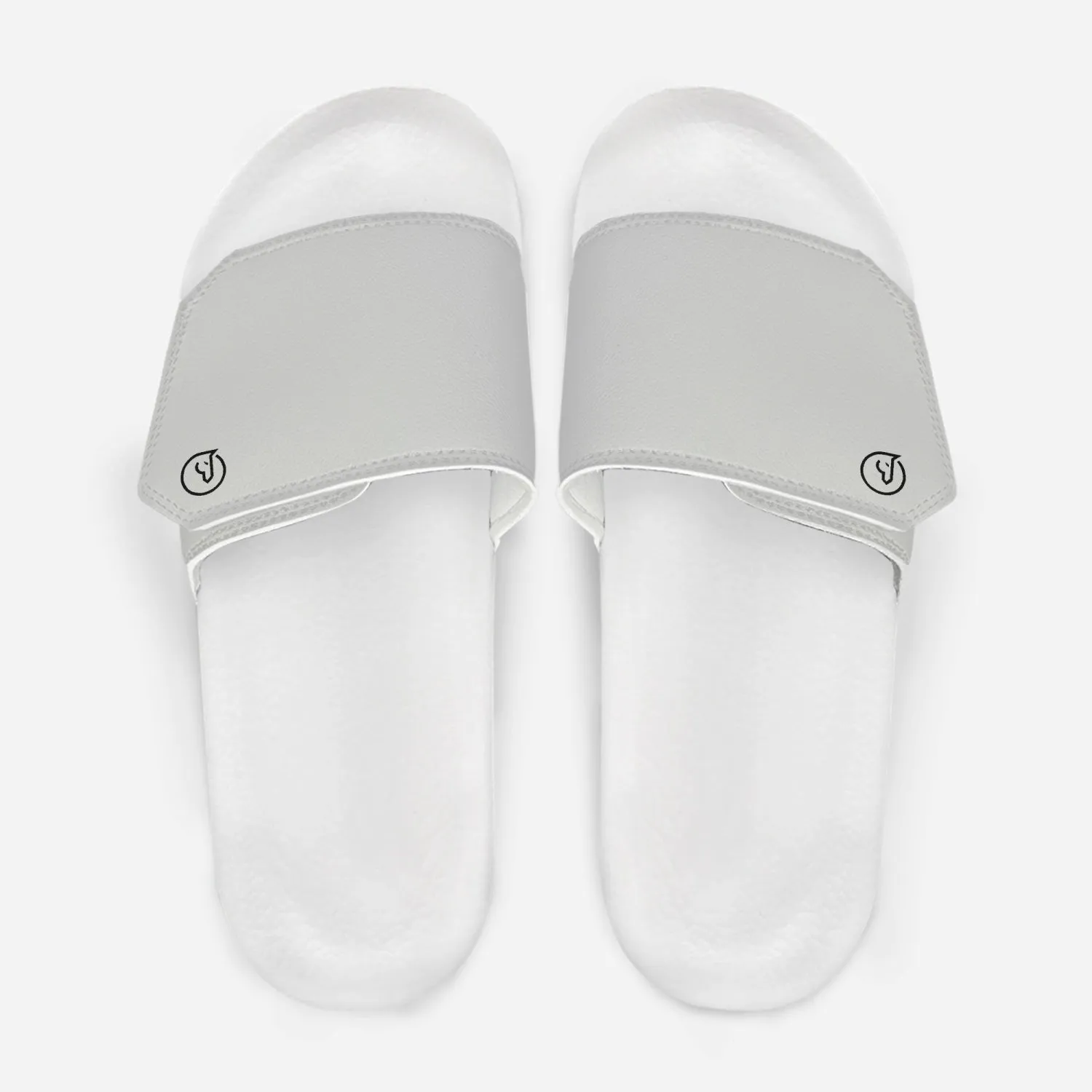 Humble Sportswear™ Men's Velcro Slides Silver