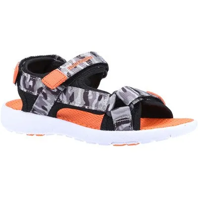 Hush Puppies Miles Sandal Navy/Orange