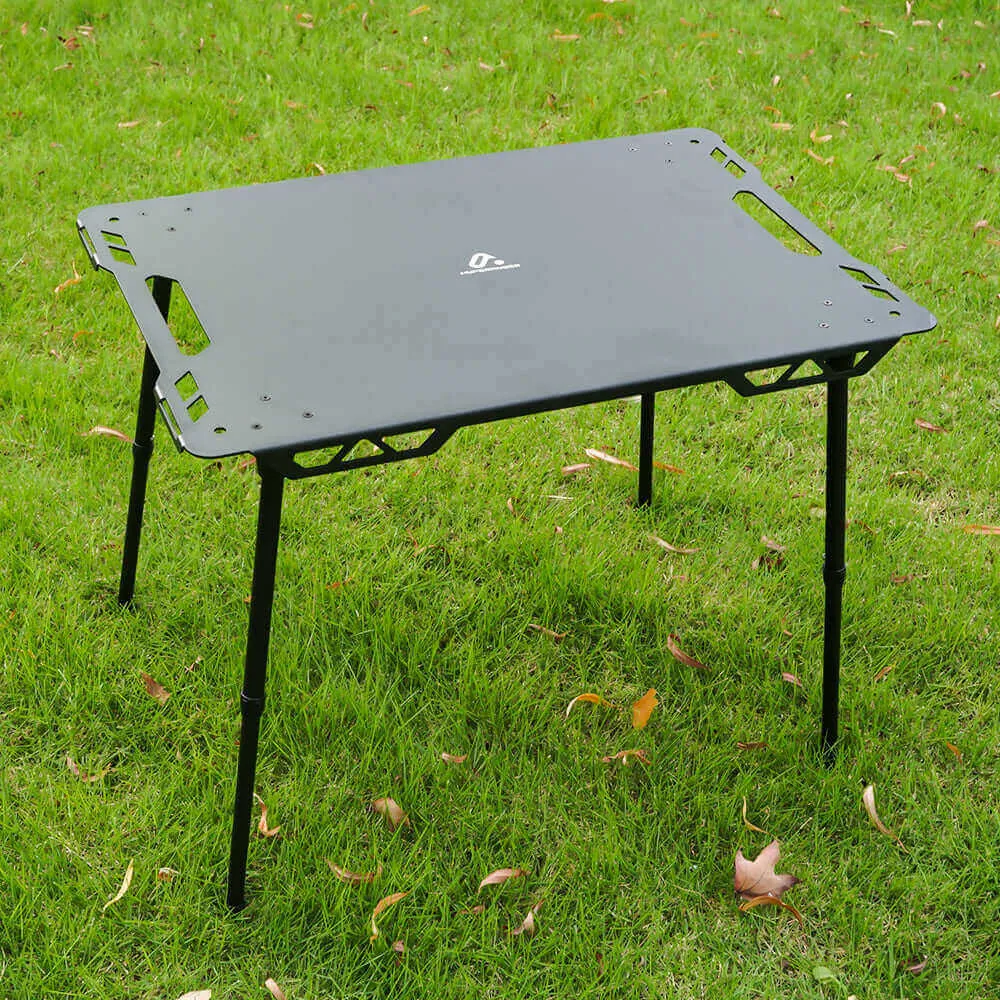 HYPERANNGER Aluminum Alloy Outdoor Camping Table