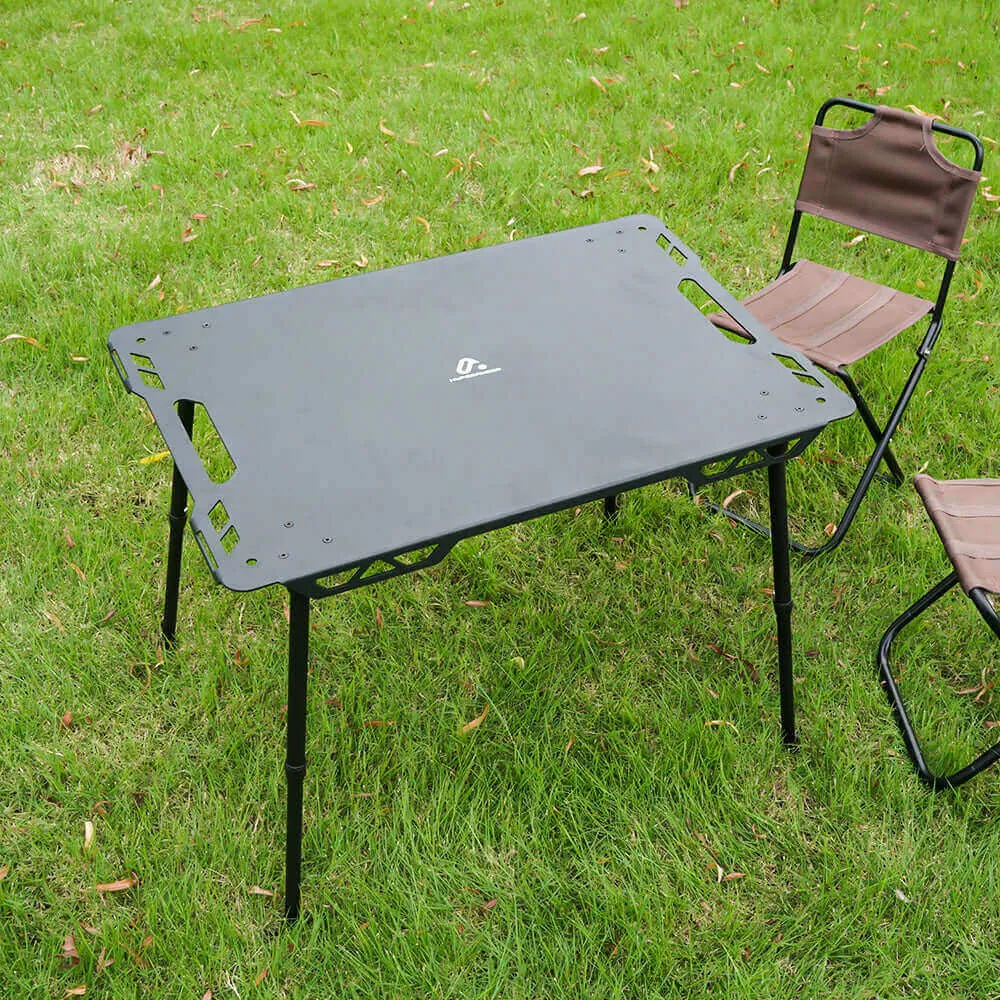 HYPERANNGER Aluminum Alloy Outdoor Camping Table