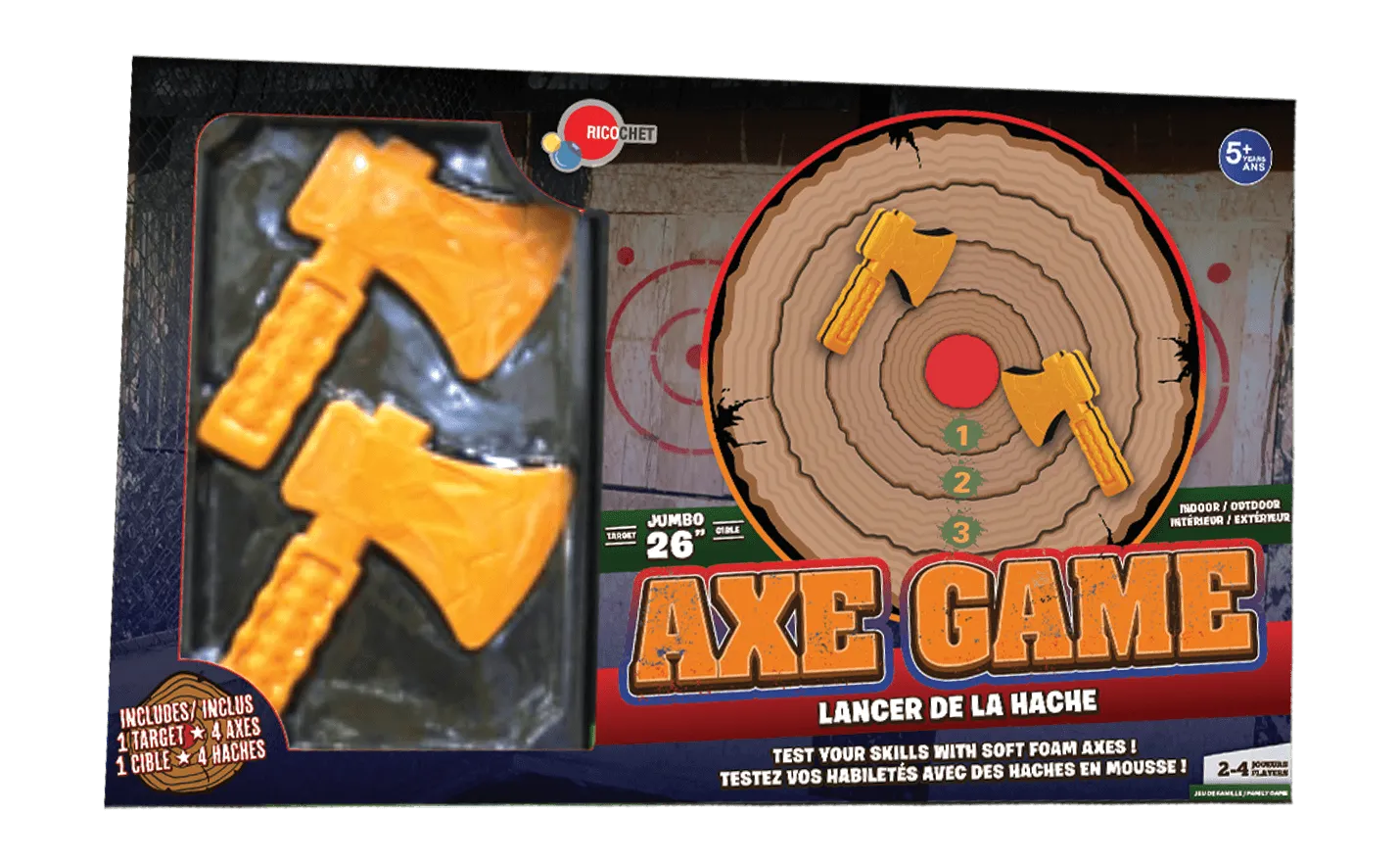 Indoor/Outdoor Foam Axe Throwing Game