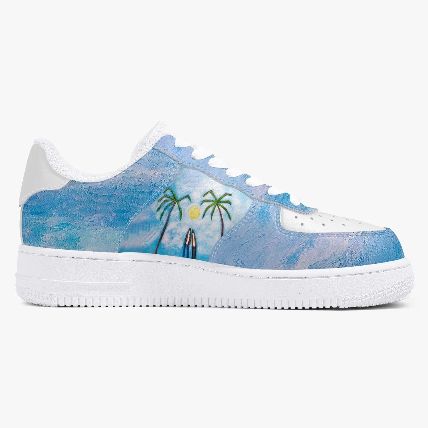 Island romance New Low-Top Leather Sports Sneakers