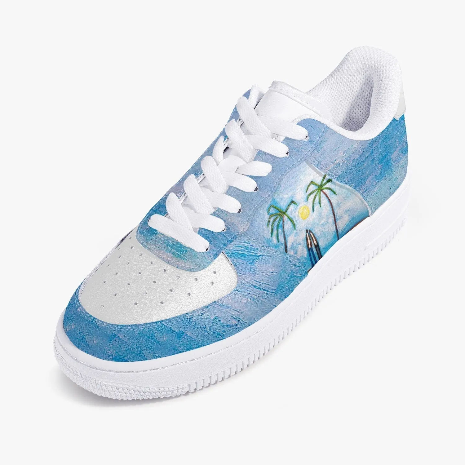 Island romance New Low-Top Leather Sports Sneakers