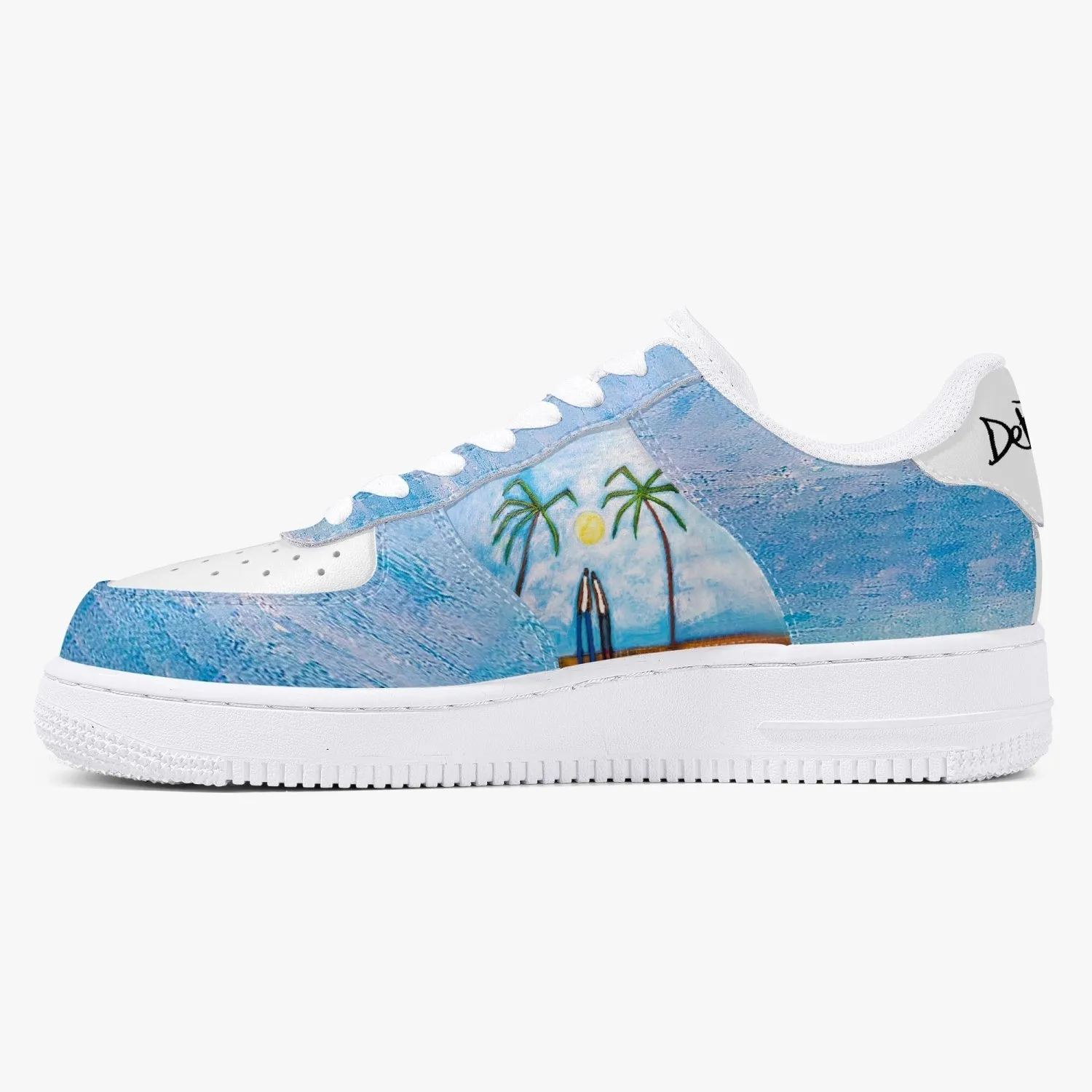 Island romance New Low-Top Leather Sports Sneakers