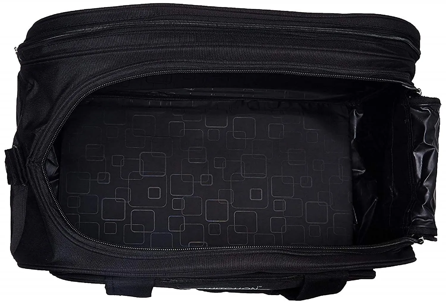 Kuber Industries Canvas Travel Duffle Bag (Black)-HS43KUBMART25653