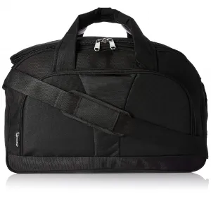 Kuber Industries Canvas Travel Duffle Bag (Black)-HS43KUBMART25653