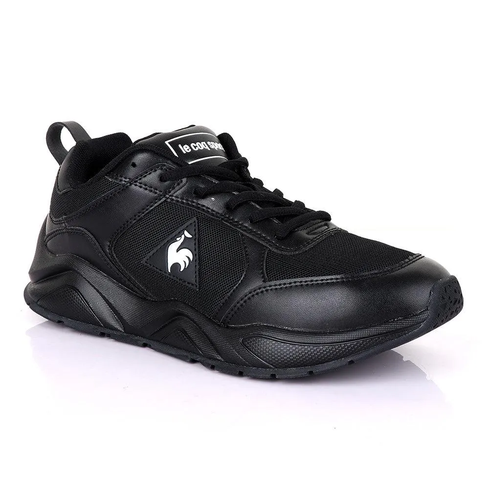 Le Coq Sportif Black Mesh Sneakers