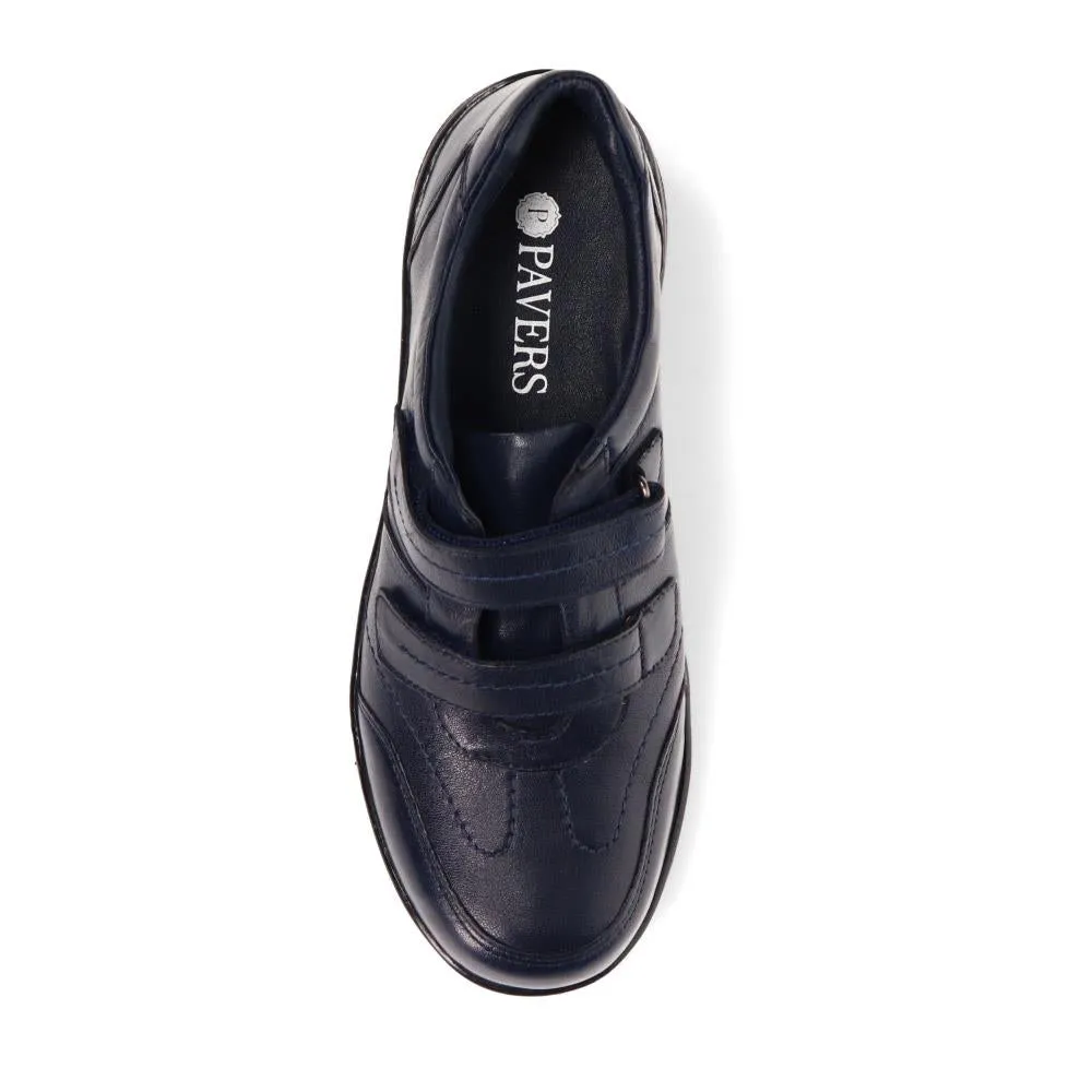 Leather Dual Touch-Fasten Monk Shoes - DDIN40005 / 326 345