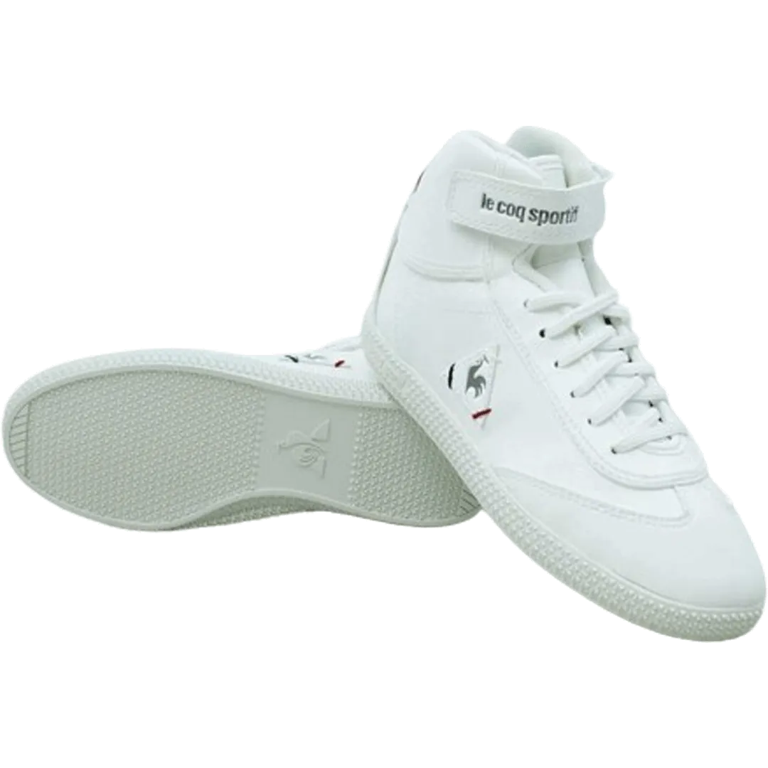 Lecoq Sportif Boys Provencale  Mid Boot White Silver