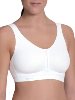 Light & Firm Sports Bra - White