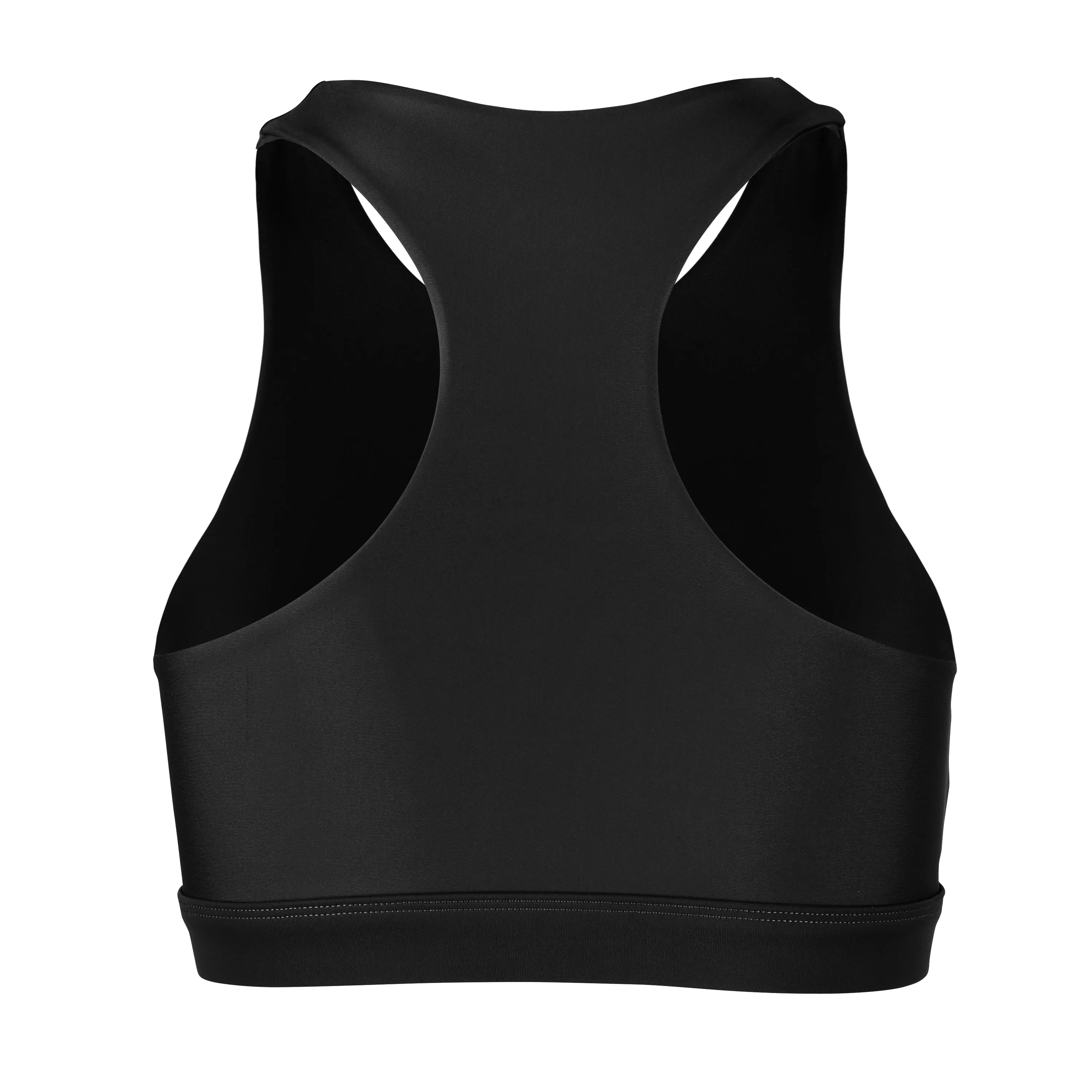 Liv Front Zip Sports Bra | Recycled Nylon | Black