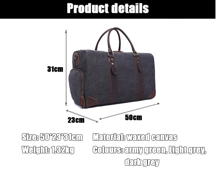 Logan Quality Canvas Travel Bag