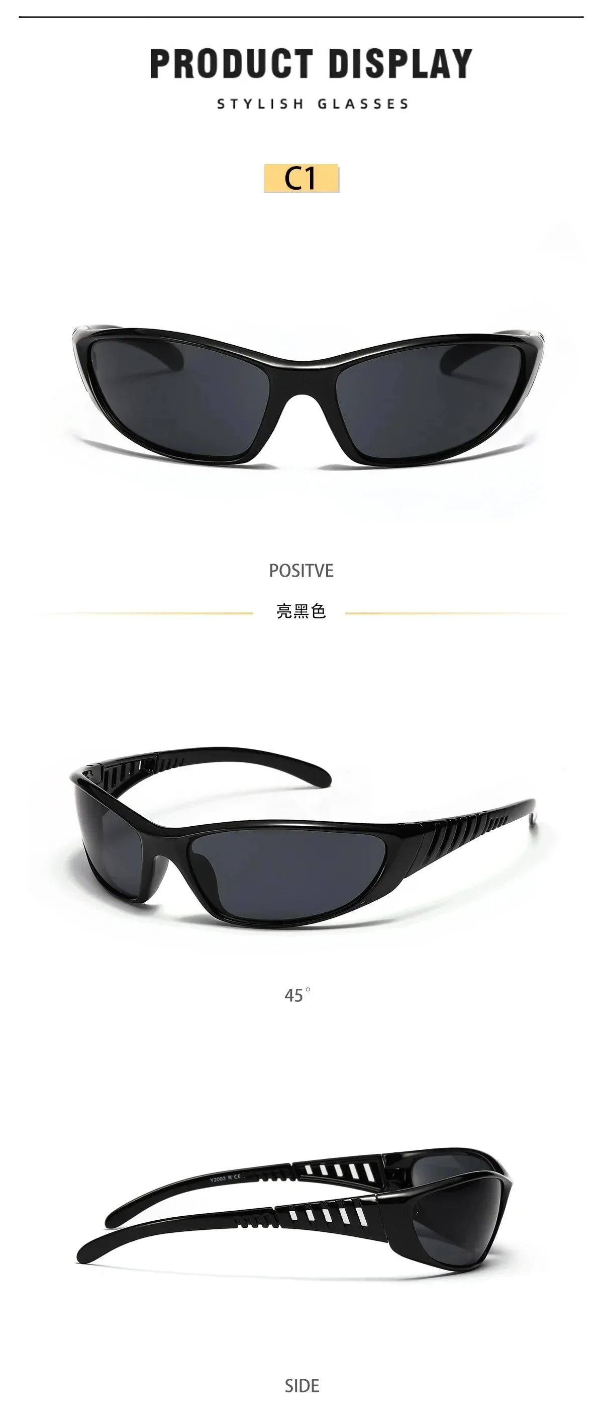 Men and Women Retro Punk Style Sports Cycling Outdoor Sunglasses