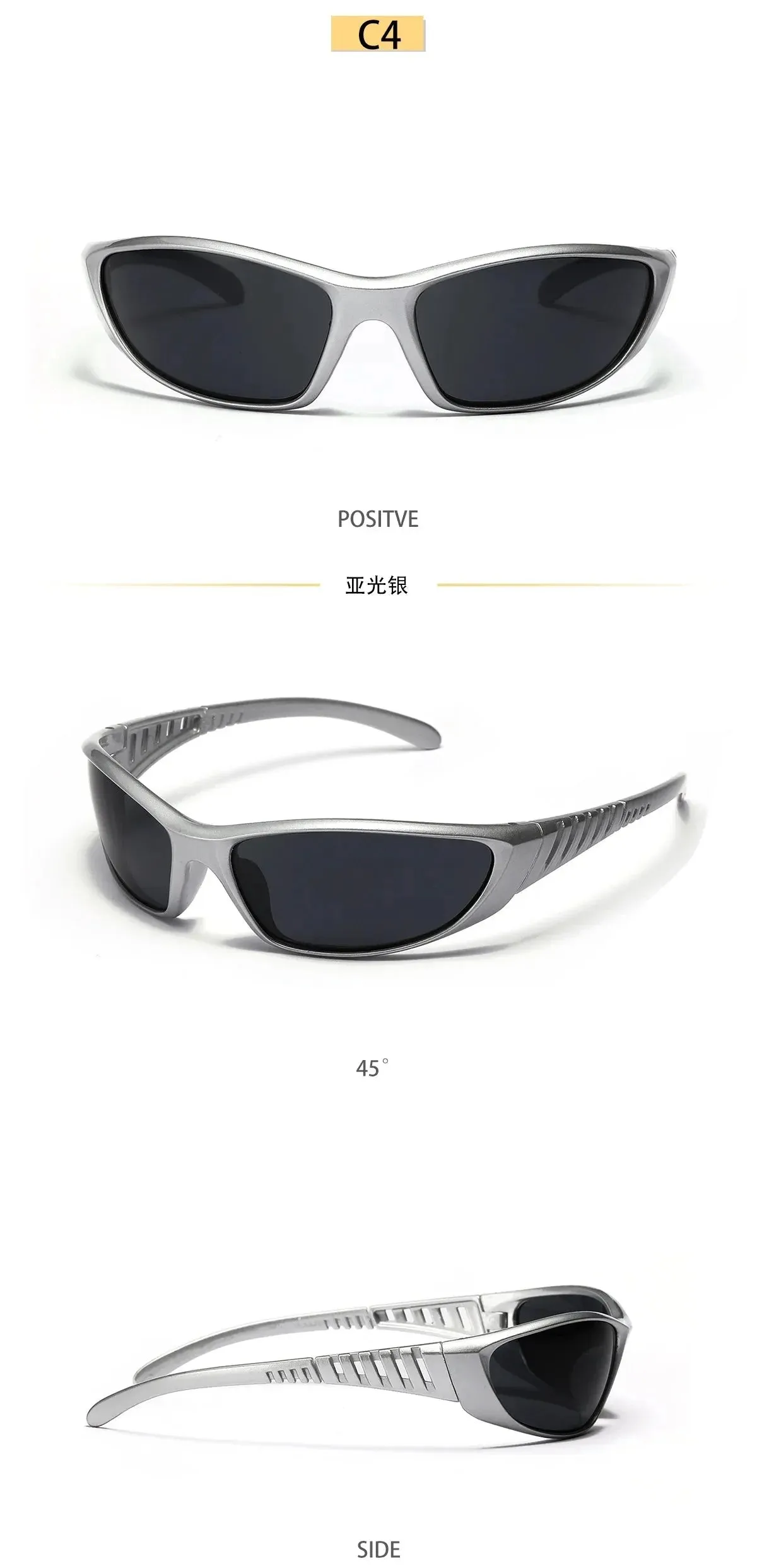 Men and Women Retro Punk Style Sports Cycling Outdoor Sunglasses