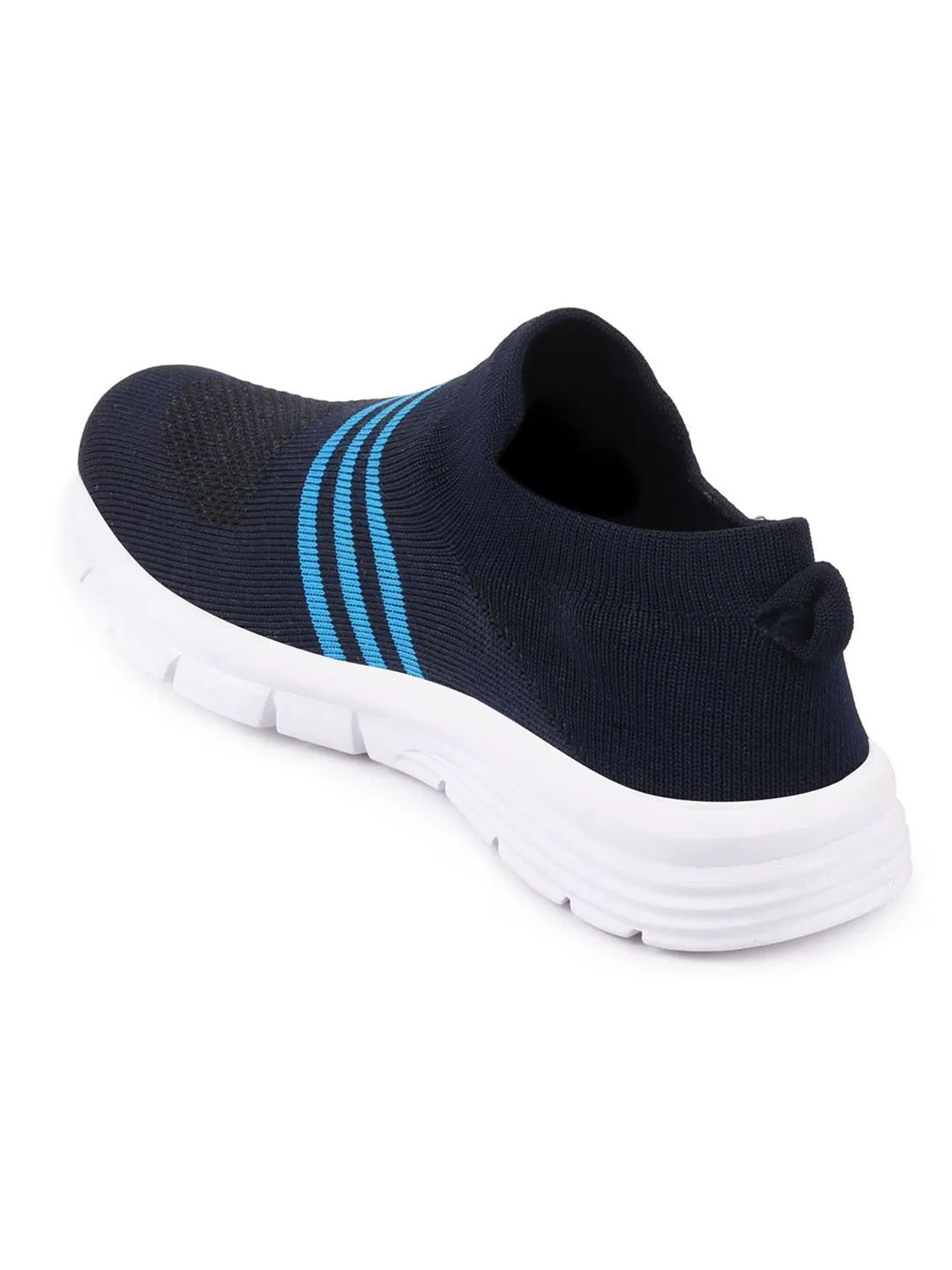 Men Blue Sports & Outdoor Slip On Walking Shoes