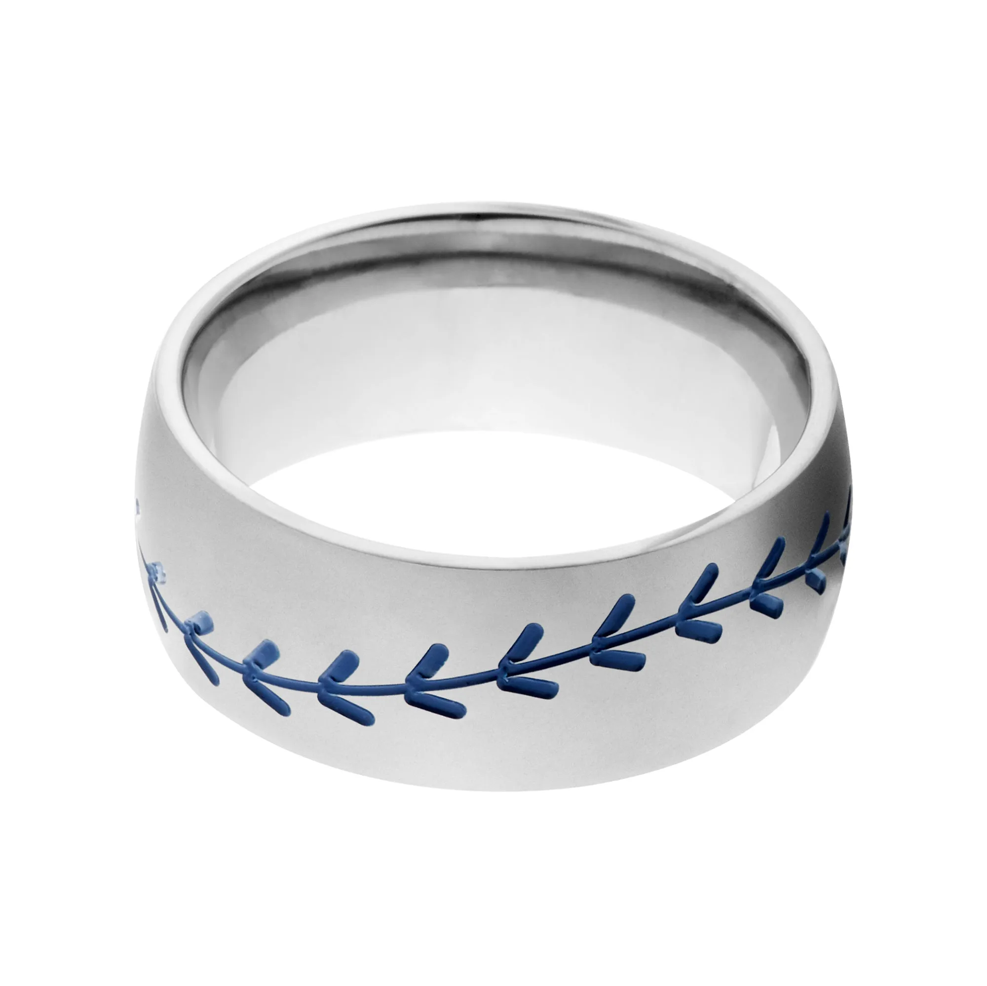 Men's Baseball Ring - Titanium Wedding Band