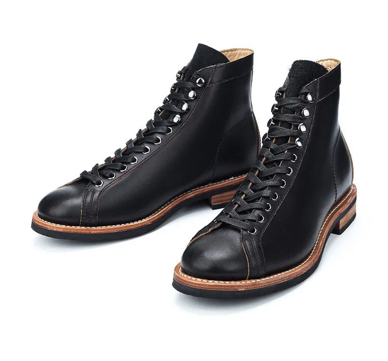 Men's Boxing Leather Boots