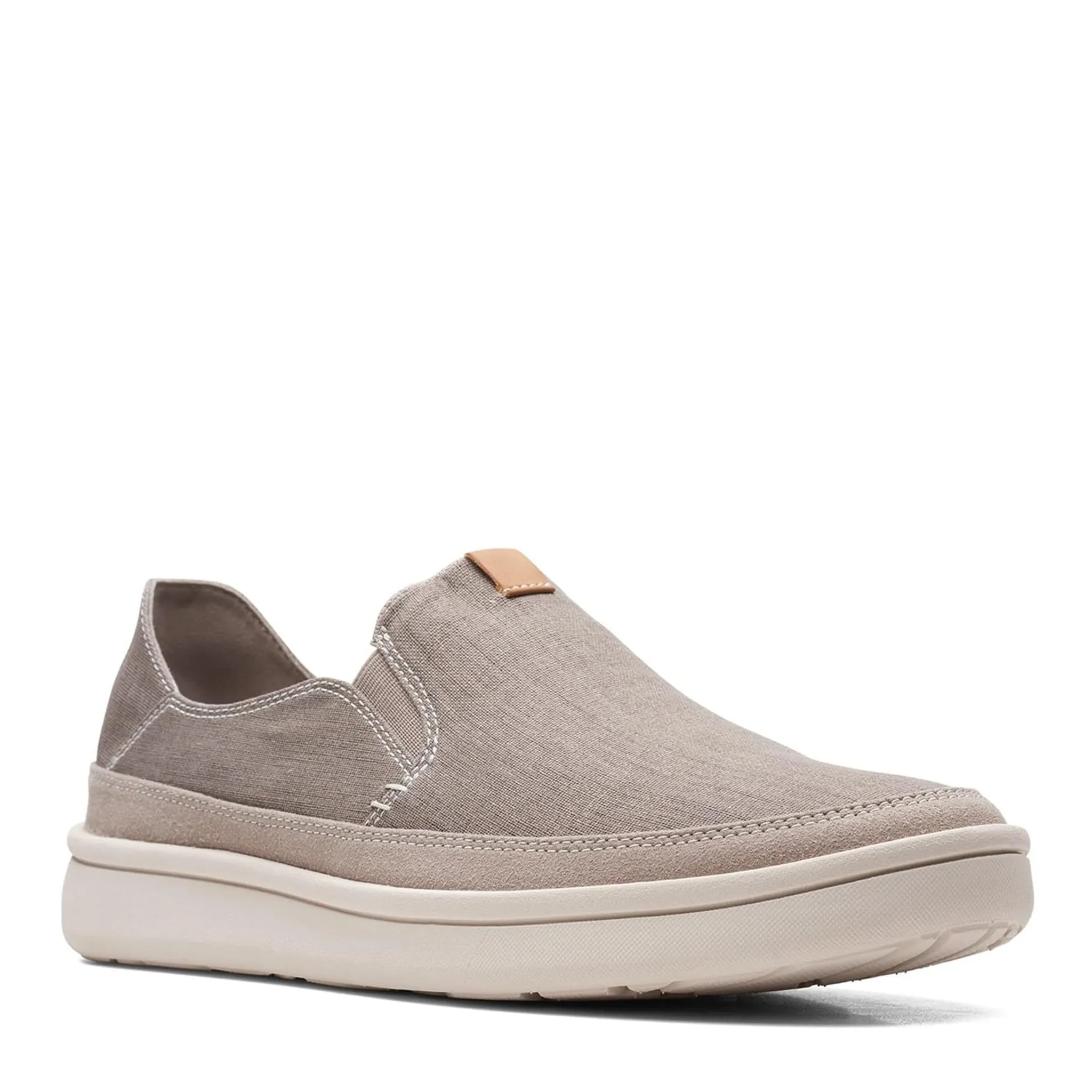 Men's Clarks Cantel Step - Stone Canvas